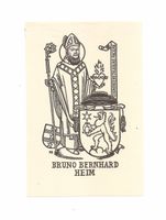 Ex-libris Bruno Bernard HEIM (1911-2003) par Paul Boesch