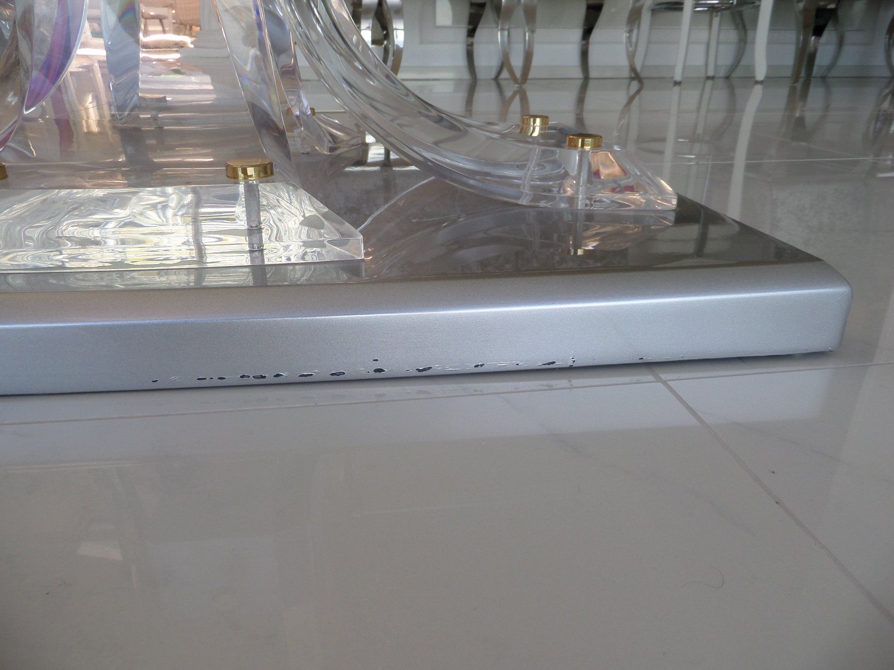 Tavoli: Exklusiver Designer-Esszimmertisch auf Plexiglass – Usato da Freidorf TG venduto da shopping6 7