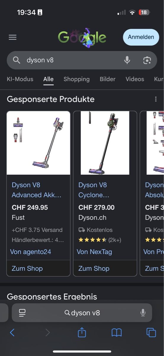 Dyson Aspirateurs & Accessoires: Dyson v8 – D'occasion à Bern par AliceHo 3