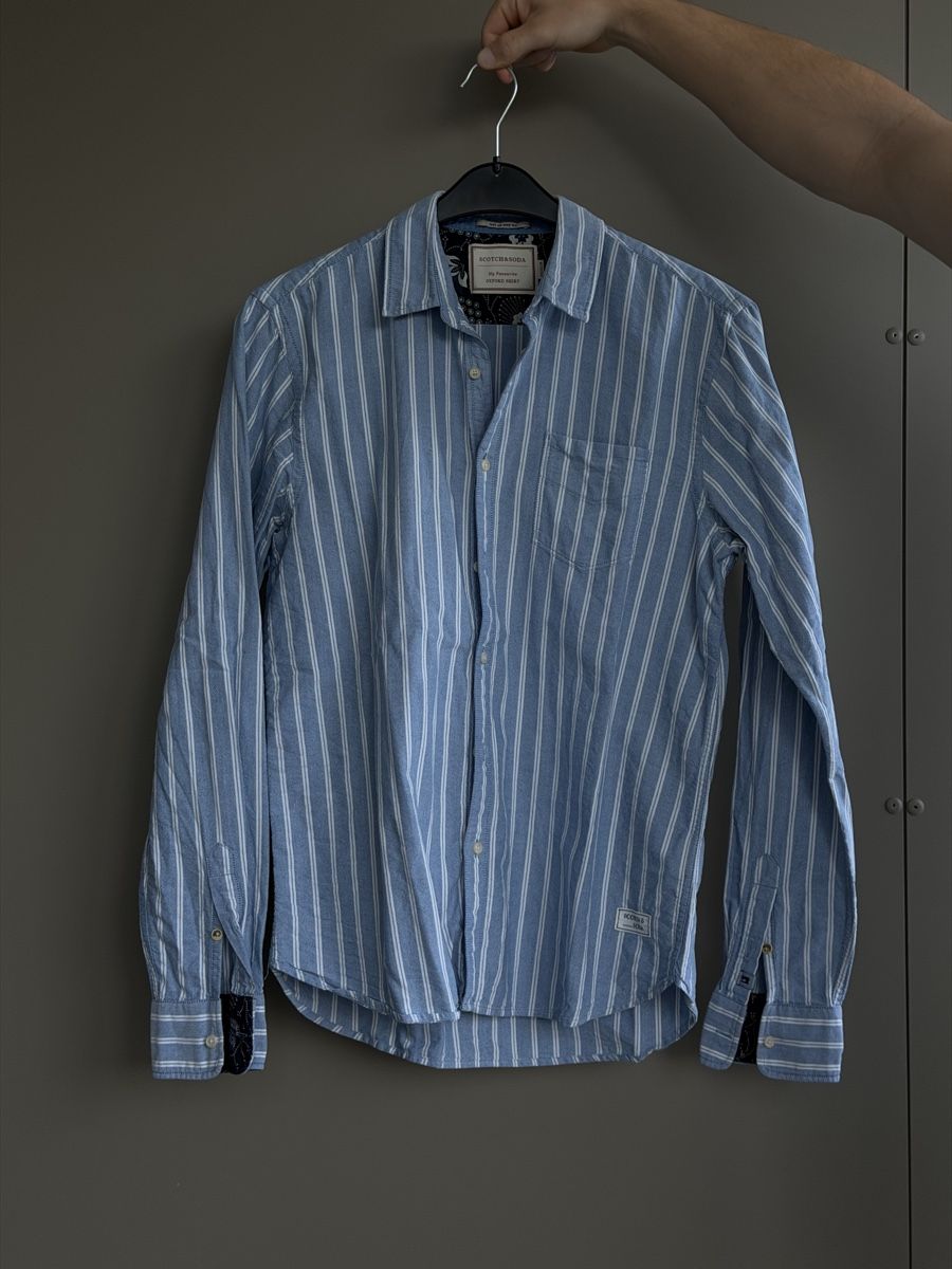 Maison Scotch Camicie: Scotch&Soda Herren Hemd, Grösse L – Usato da St. Gallen venduto da cecchiserain