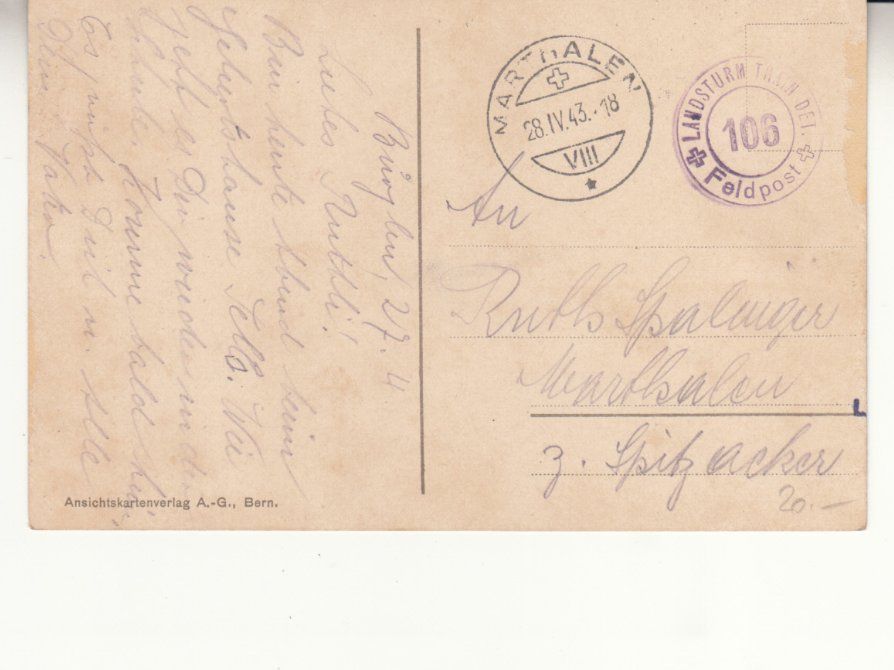 Ansichtskarten: Bürglen ca. 1915 – Gebraucht aus Bürglen TG von StampGraf 1