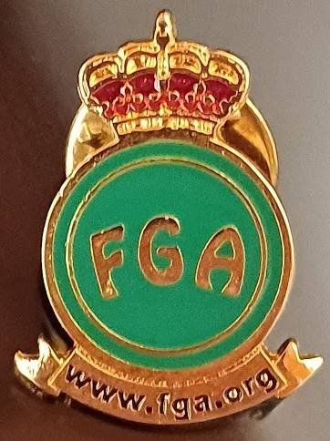 Placchette & Badge: Pin - FGA - Gold Krone – Usato da Walenstadt venduto da Numis68