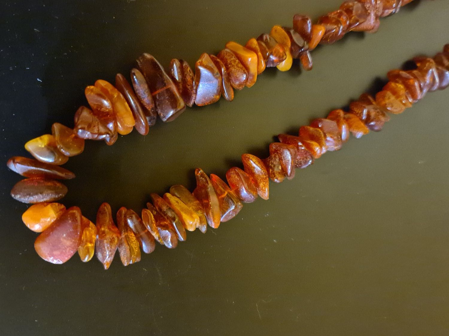 Catenine: Bernstein Hals Kette – Usato da Ibach venduto da Hfedier 1