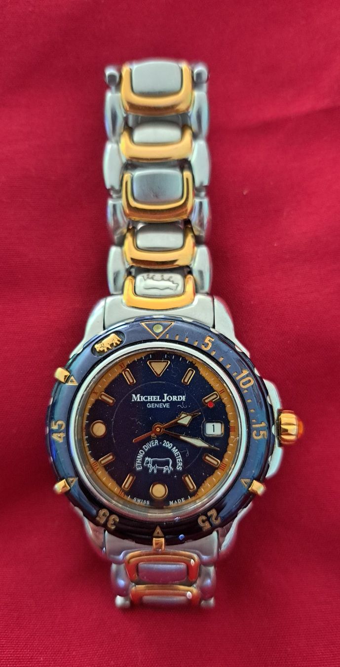 Michel Jordi Orologi: Michel Jordi Ethno Diver 200 Meter Uhr – Usato da Schlieren venduto da Rcaliforni 1