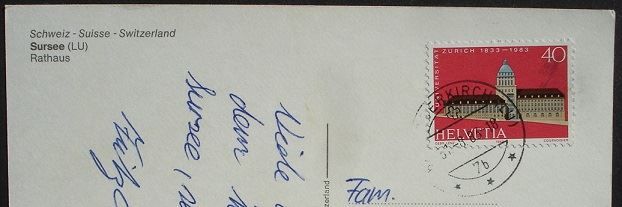 Cartoline postali: SURSEE Rathaus – Usato da Jona venduto da philajona 1