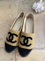 Chanel Espadrilles gold/schwarz Grösse 37 sehr guter Zustand