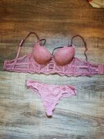 Rosafarbene Dessous-Set, Grösse M - Neuwertig! Spitze