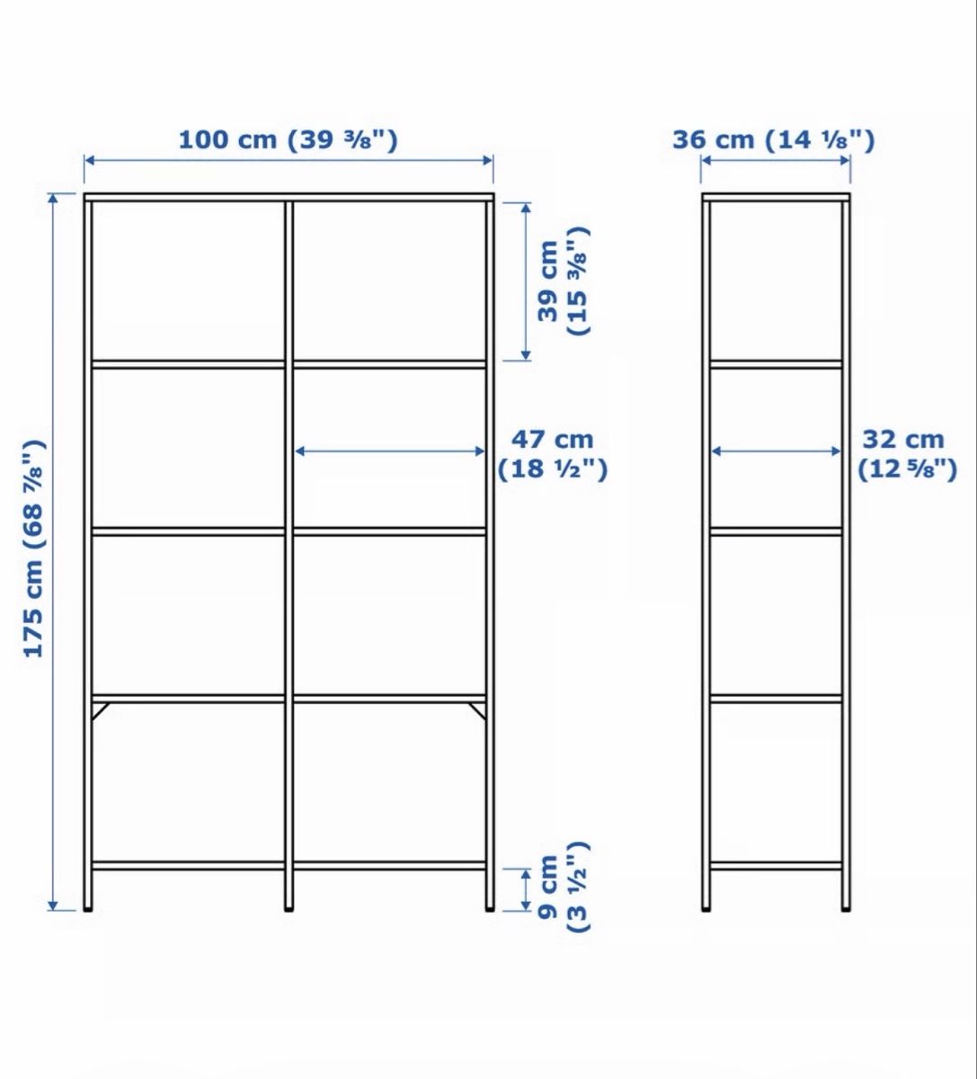 Ikea Étagères: 2 IKEA VITTSJÖ Regale – D'occasion à Chur par Silu527 3