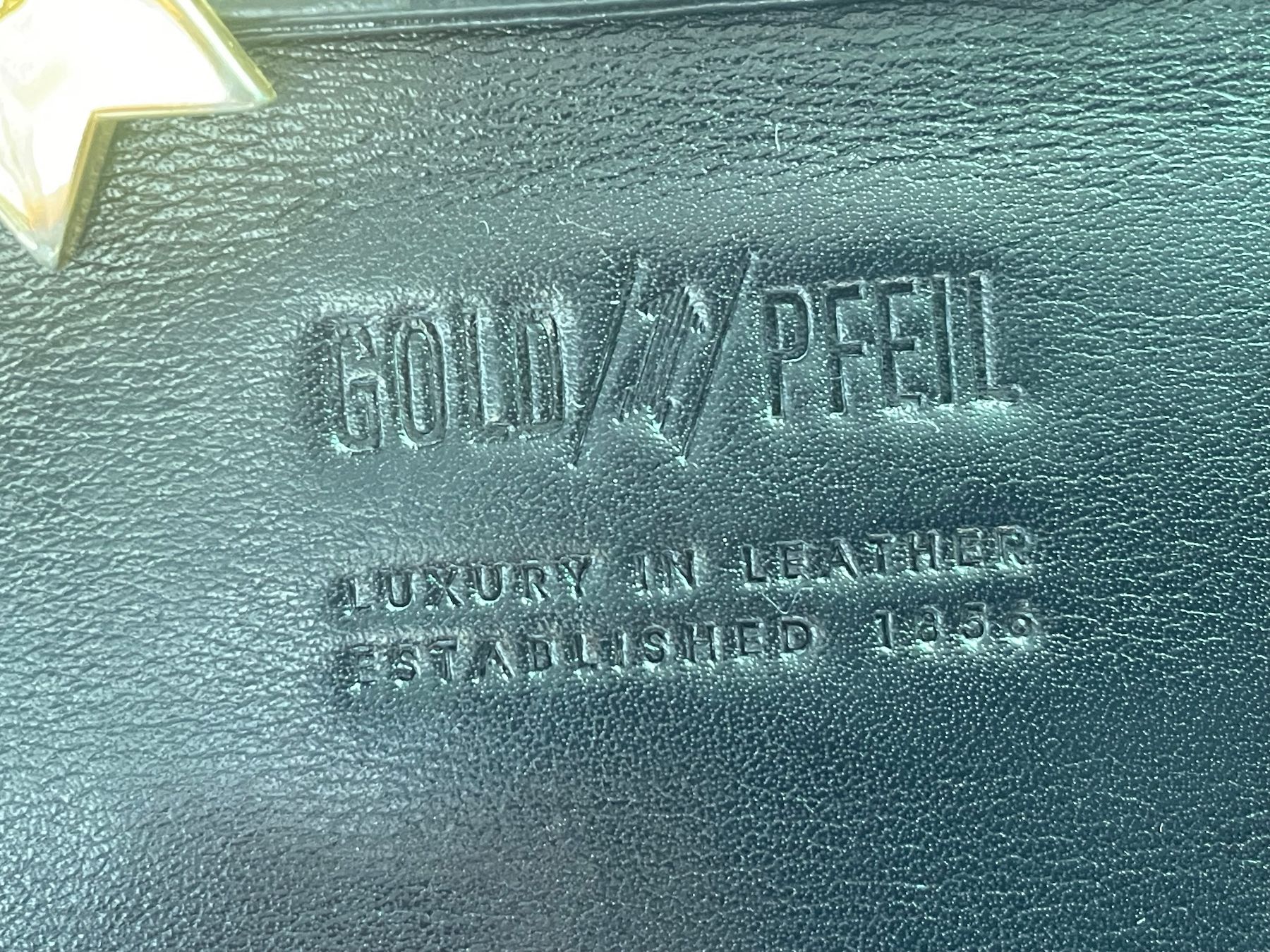 Borse da donna: Vintage Goldpfeil Tasche dunkelblau – Usato da Bern venduto da Rigoler 8