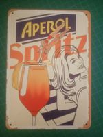 Plaque Métal Aperol Spritz Vintage Déco Bar Été 🍹🍸