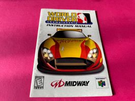 ANLEITUNG FÜR WORLD DRIVER CHAMPIONSHIP