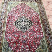 Echter Seidenteppich Ghom-Iran-Seide auf Seide:148 x 217cm