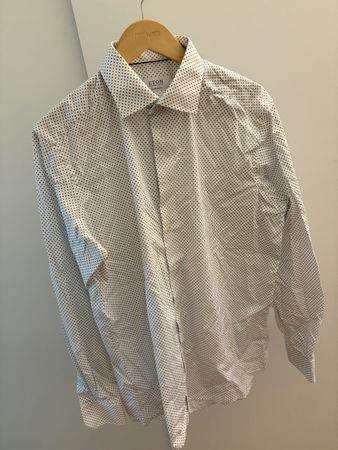 ETON Contemporary Fit Hemd Gr. 43 Weiss/Blau
