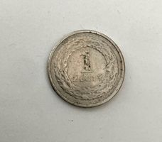 1 Zloty 1992 Polen Münze guter Zustand