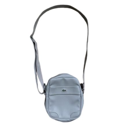 Lacoste Crossbody Bag, Grey, PVC Leather