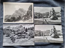 Braunwald 1947-1967 4 Ansichtskarten Postkarten gelaufen