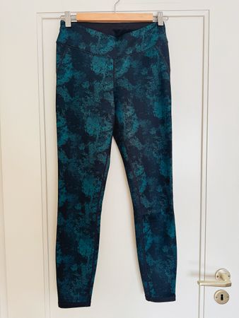 Tchibo Sporttights | Grösse S, grün/schwarz, neuwertig