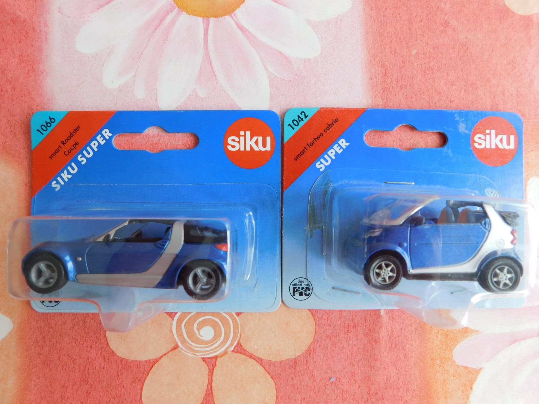 Siku Modellautos: Siku Set  mit 2 Smart, 1x cabrio – Neu (gemäss Beschreibung) aus Strengelbach von Wedi73