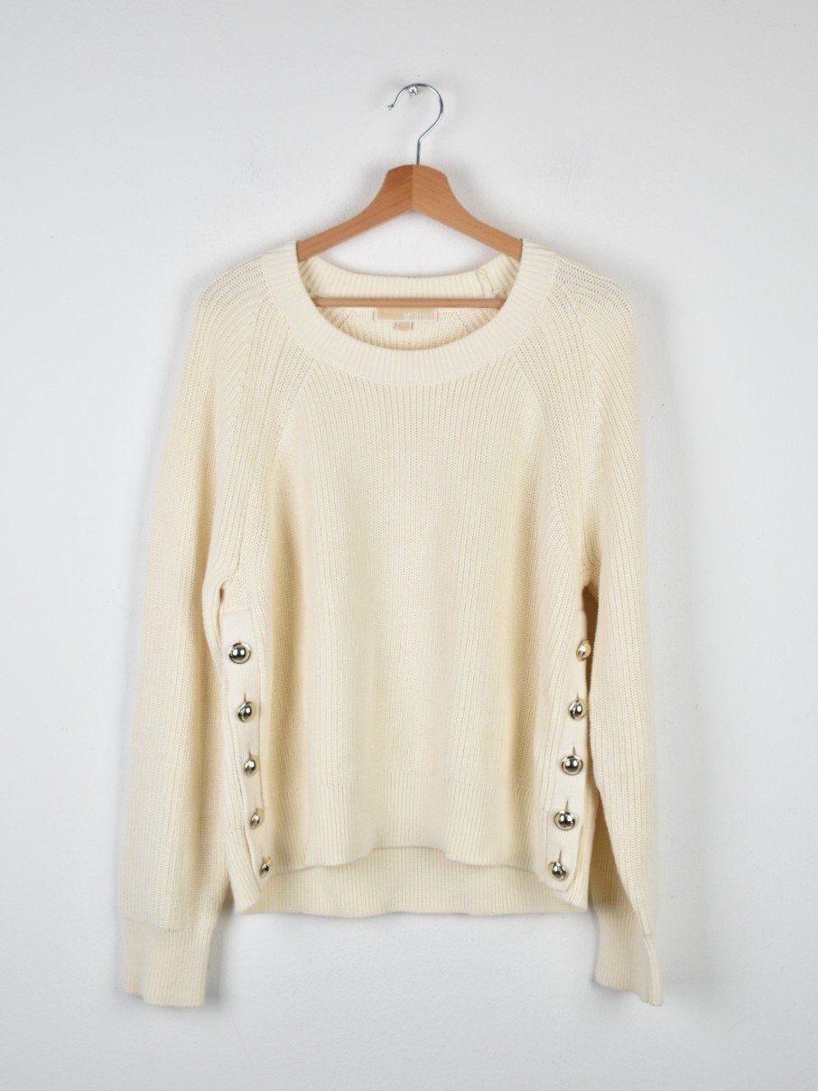 Michael Kors Maglioni & Felpe: Michael Kors Strickpullover Gr.XL, elfenbein – Nuovo (secondo la descrizione) da Nürensdorf venduto da 2ND_STORY