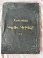 Historischer Sammelband Schweizerisches Familien-Wochenblatt