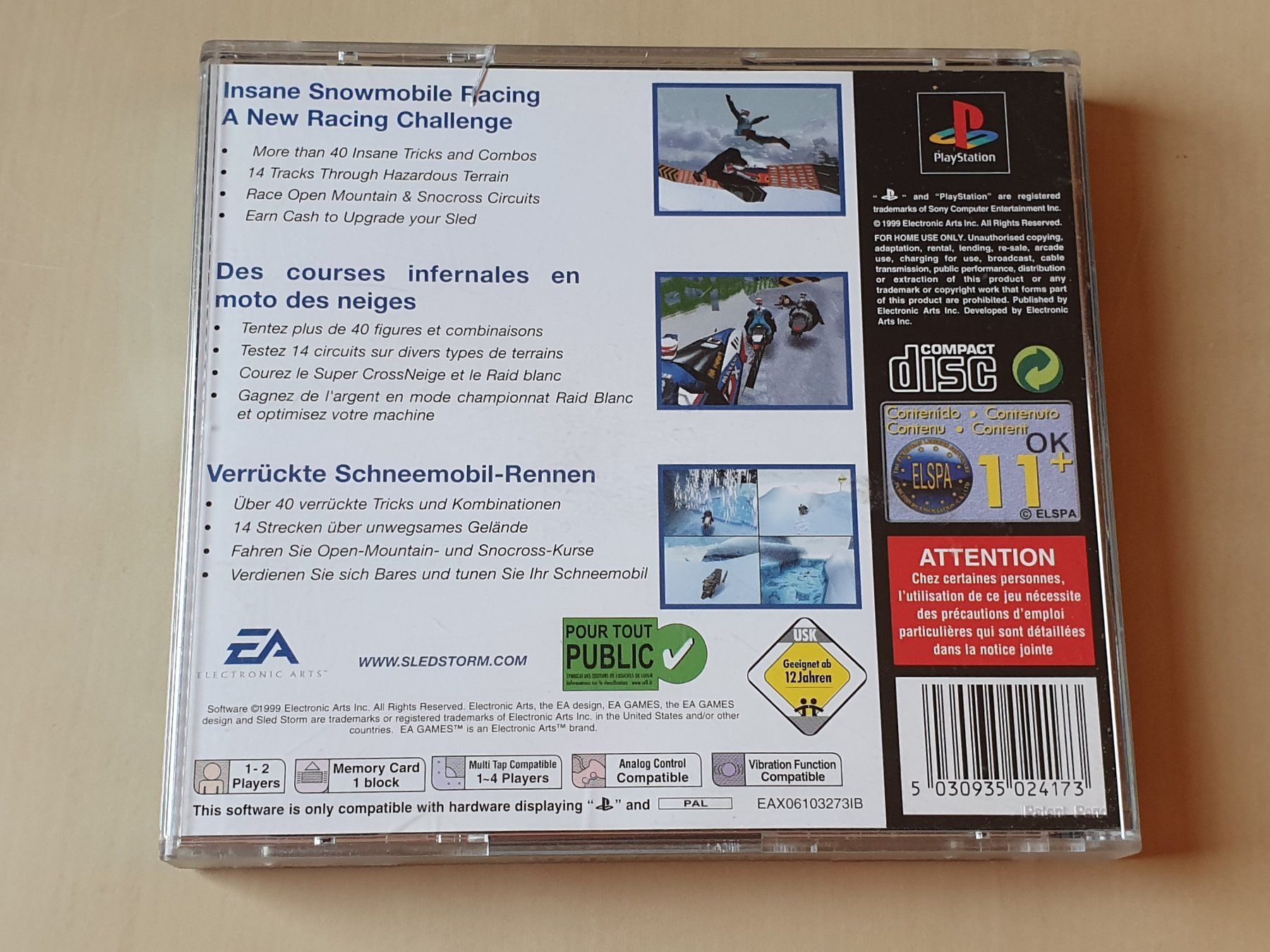 Sony Giochi: Sled Storm – Usato da Stansstad venduto da collectorsshop 1