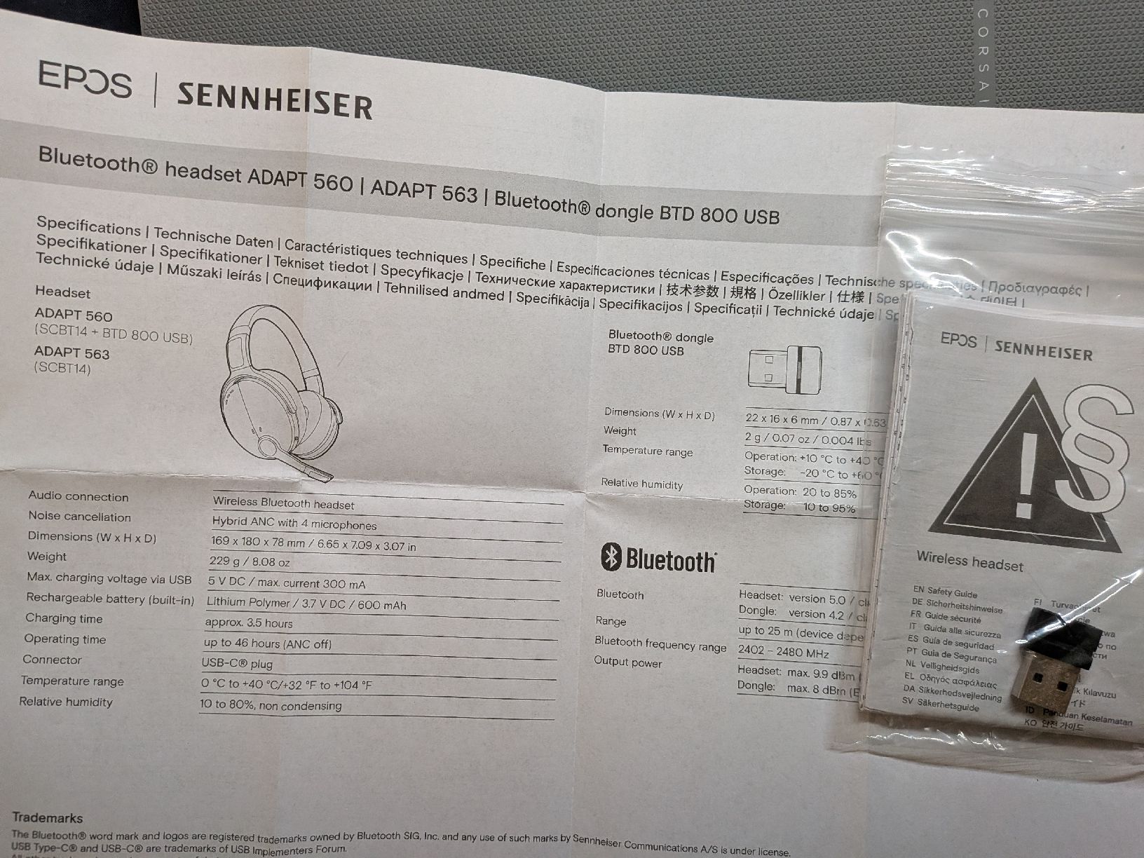 Sennheiser Cuffie: Sennheiser Epos Adapt 560 – Nuovo (secondo la descrizione) da Elsau venduto da Soundmaster 1