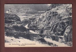 Gotthardbahn - MAIENREUSSBRÜCKEN bei Wassen - 1911