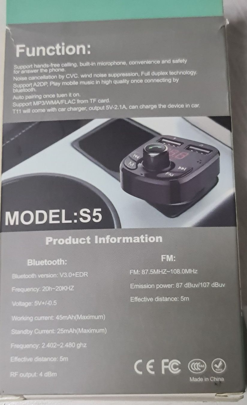 Lettore multimediale & Streamer: FM Transmitter MP3 2XUSB – Nuovo e nell'imballaggio originale da Uerkheim venduto da Justi.y 5