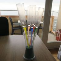 6 jolies flûtes à Champagne.