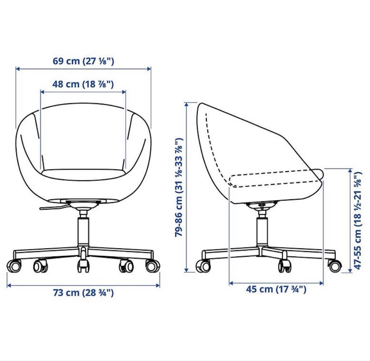 Ikea Stühle: Bürostuhl weiss Kunstleder  – Gebraucht aus Steffisburg von lauraview 1