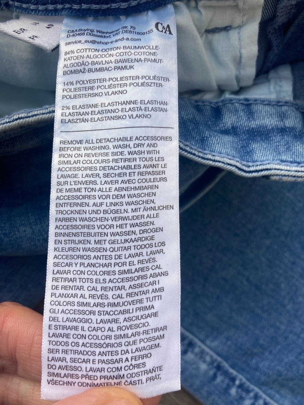 C&A Jeans: C&A Flare Jeans 38 – Usato da Wädenswil venduto da Pixie_ 3