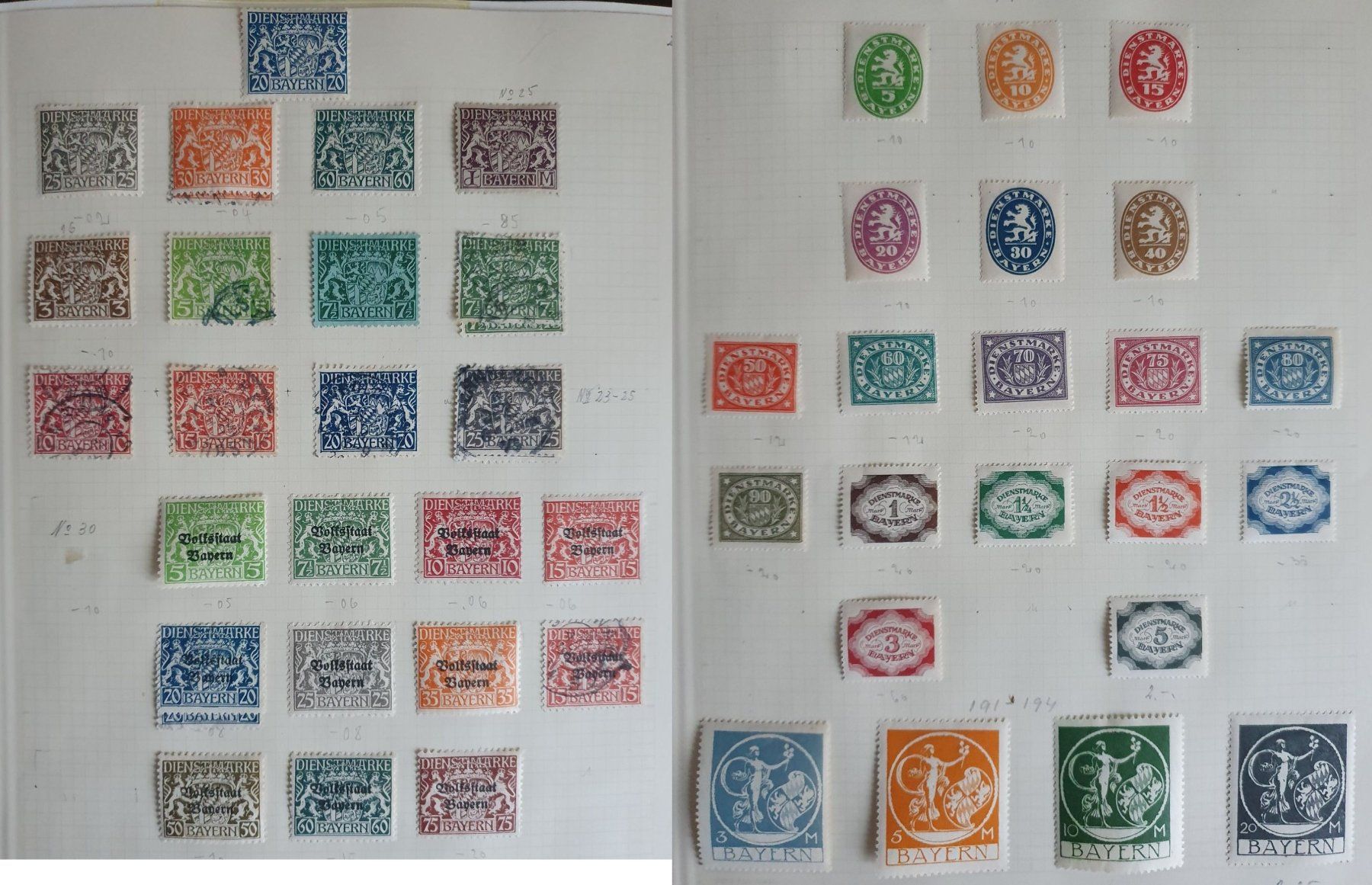 Tutti i francobolli: Reichhaltige Teilsammlung Bayern – Usato da Fislisbach venduto da Zigzag12 9