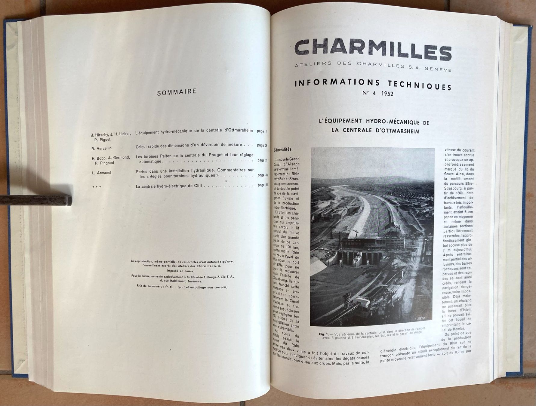 Riviste & Magazine: Charmilles- Recueil de 6 Bulletins Informations Techniques – Usato da Versoix venduto da HELVETICA_1 4