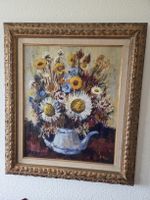 Gemälde, Blumenstillleben, signiert A. Torri, Vintage!