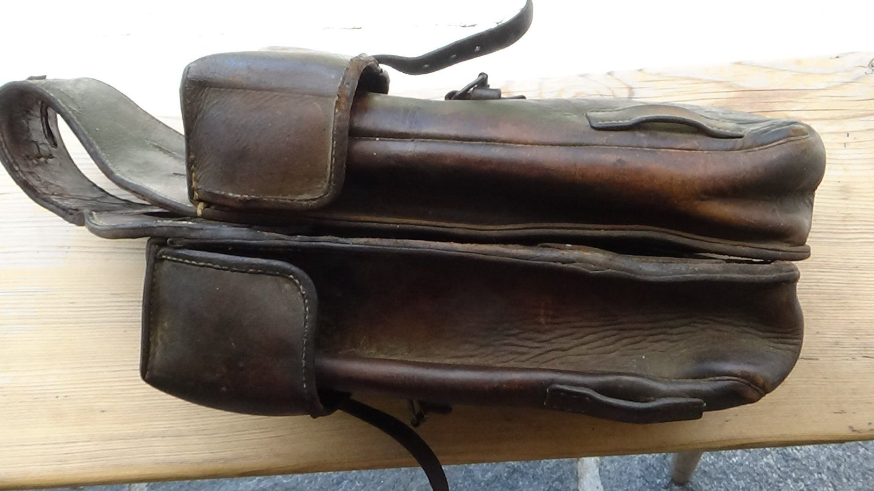 Schweizer Armee Taschen: Alte Kavallerie Satteltaschen – Gebraucht aus Wiedlisbach von Bobesch10 5