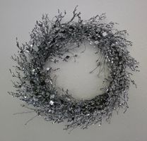 Wunderschöner Spiegel Adventskranz, Durchmesser ca 50cm.
