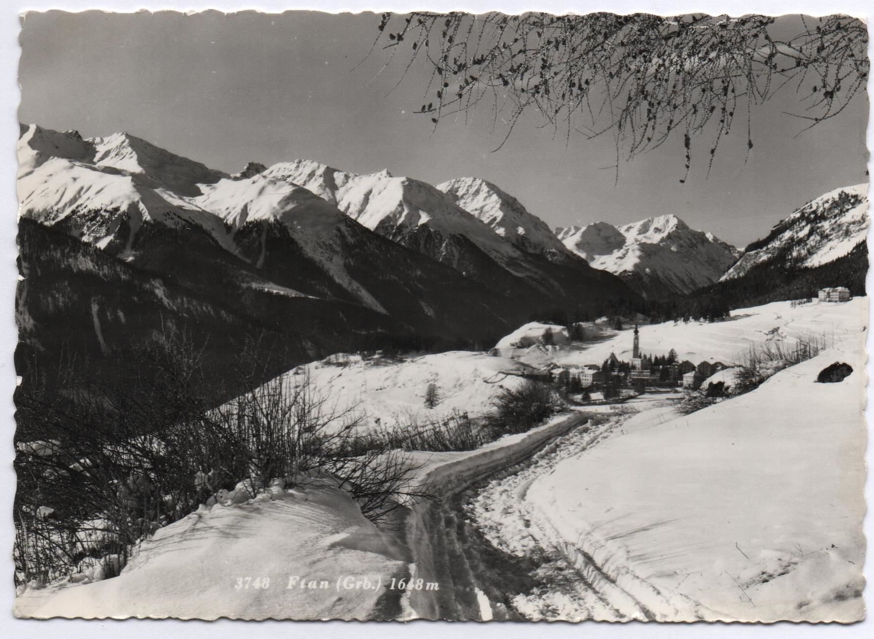 Cartoline postali: FTAN im Winter – Usato da Jona venduto da philajona