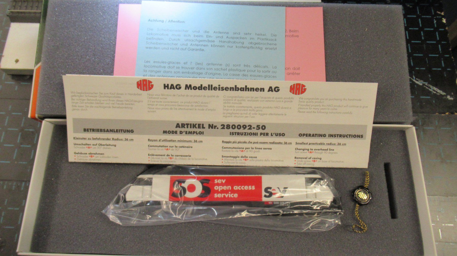 Hag Modelleisenbahnen: HAG Re 460 " SEV* – Neu und originalverpackt aus Martigny von nevada98 4