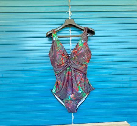 Maillot de bain une pièce femme imprimé tropical