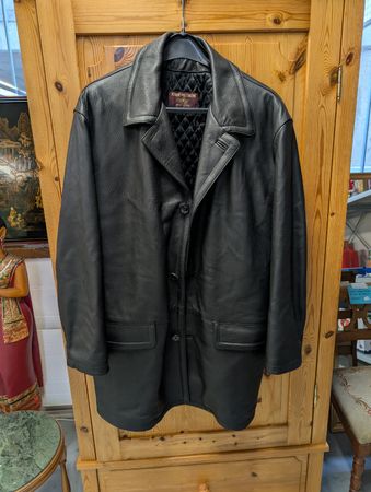 John Preston Lederjacke schwarz, guter Zustand
