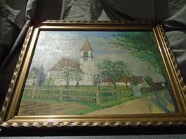 Bild mit Rahmen, Kirche