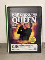 Konzertplakat gerahmt