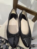 Ballerinas Marlene Leder Mesh Schwarz Groesse 38.5