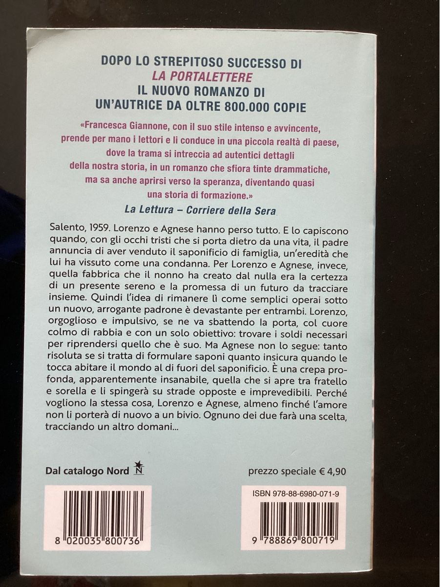 Bücher: Domani, Domani di Francesca Giannone  – Gebraucht aus Bellinzona von wav_72pt 1