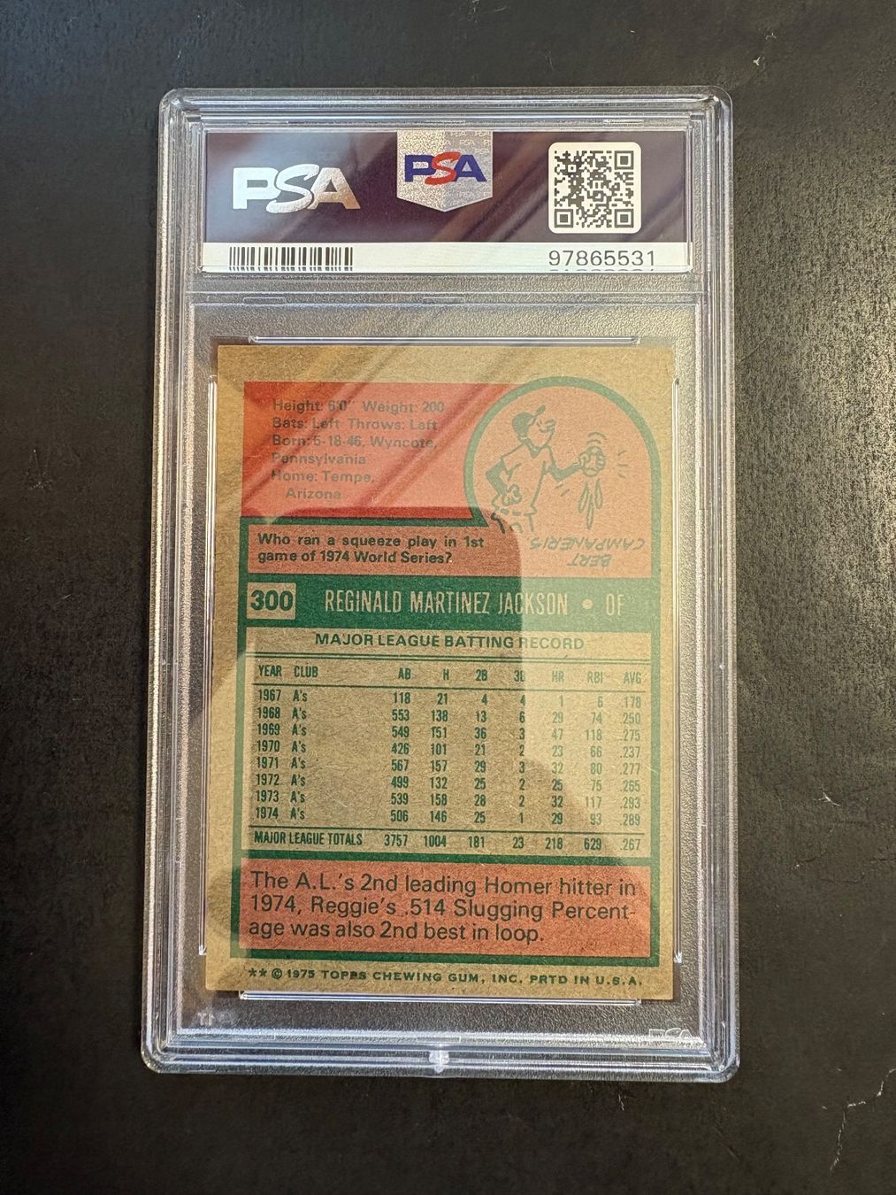 Topps Carte collezionabili: 1975 TOPPS BASEBALL- MLB CARDS - REGGIE JACKSON – Nuovo (secondo la descrizione) da Savosa venduto da Misch-M13 1