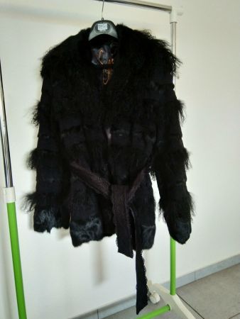 Pelzjacke Gr. M, aus Mongolia/Kaninchen