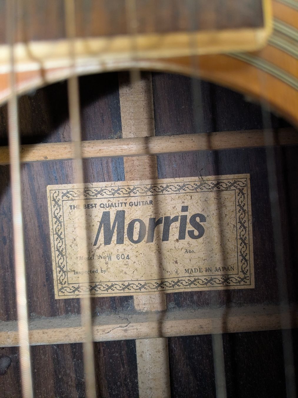 Vintage Strumenti musicali: Gitarre Morris W604 – Nuovo (secondo la descrizione) da Steffisburg venduto da dik_8w5b 4