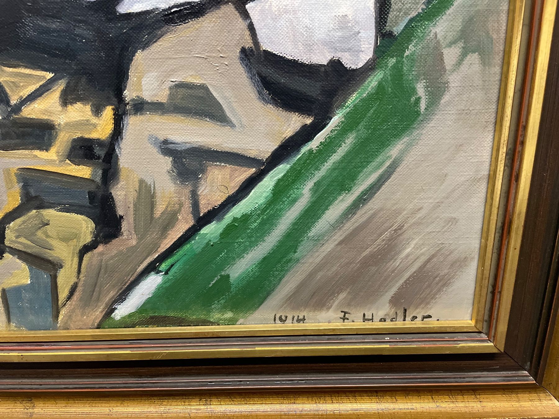 Tableaux: Oelgemälde nach Ferdinand Hodler – D'occasion à Fidaz par KunstsammlerGR60 2