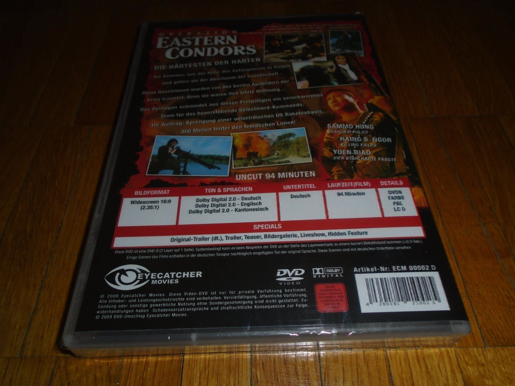 Tutti i DVDs: Operation Eastern Condors - UNCUT – Nuovo e nell'imballaggio originale da Basel venduto da havsok 1