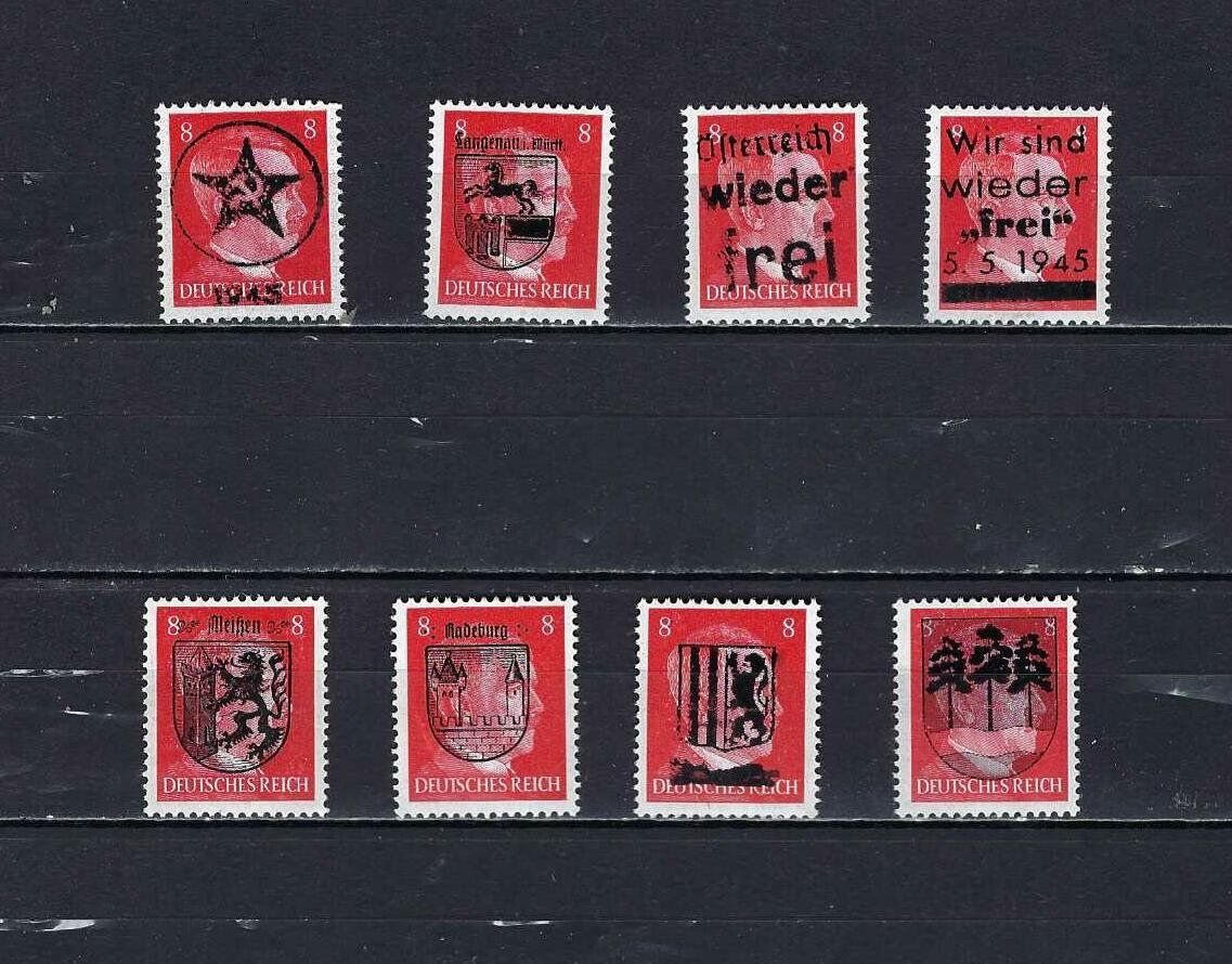 Tutti i francobolli: Hitler mit Aufdruck ** – Nuovo e nell'imballaggio originale da Altstätten SG venduto da Nandodax